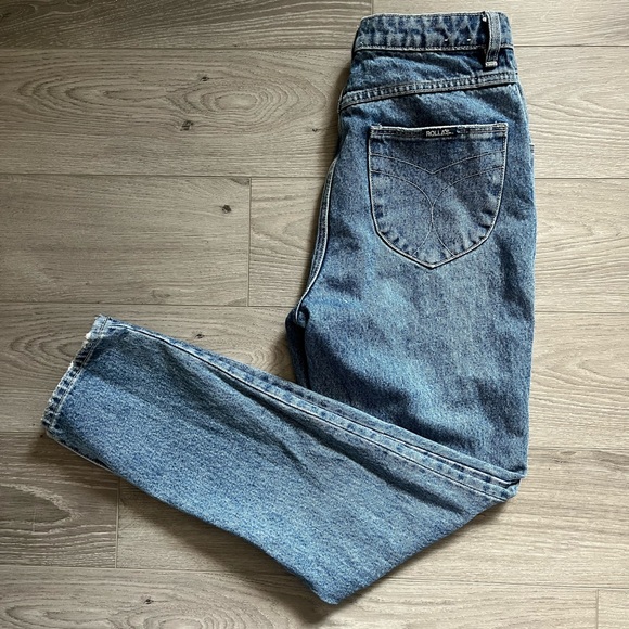 ROLLA'S High Rise Light Blue Mom Jeans - Picture 2 of 7